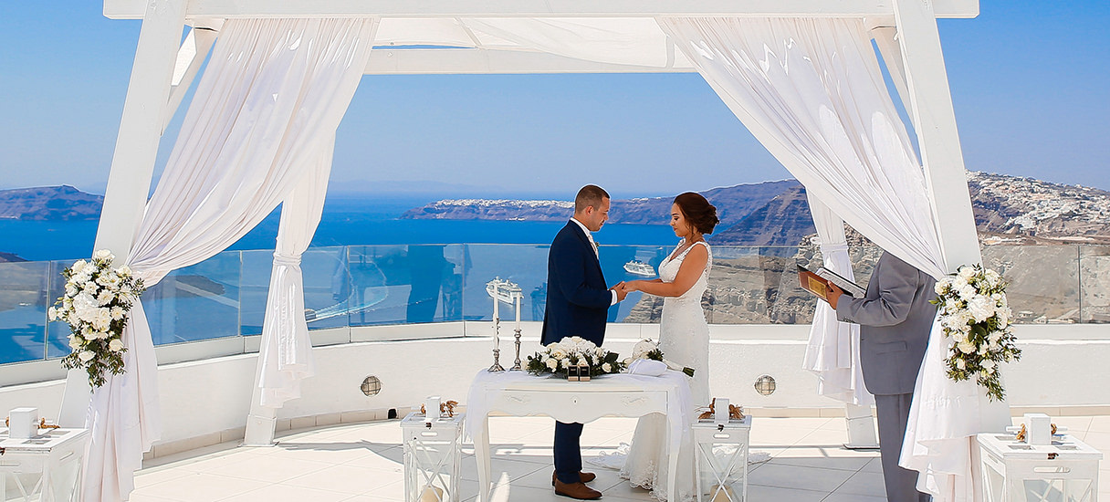 Wedding Packages Santorini Greece Aegean Dream Weddings