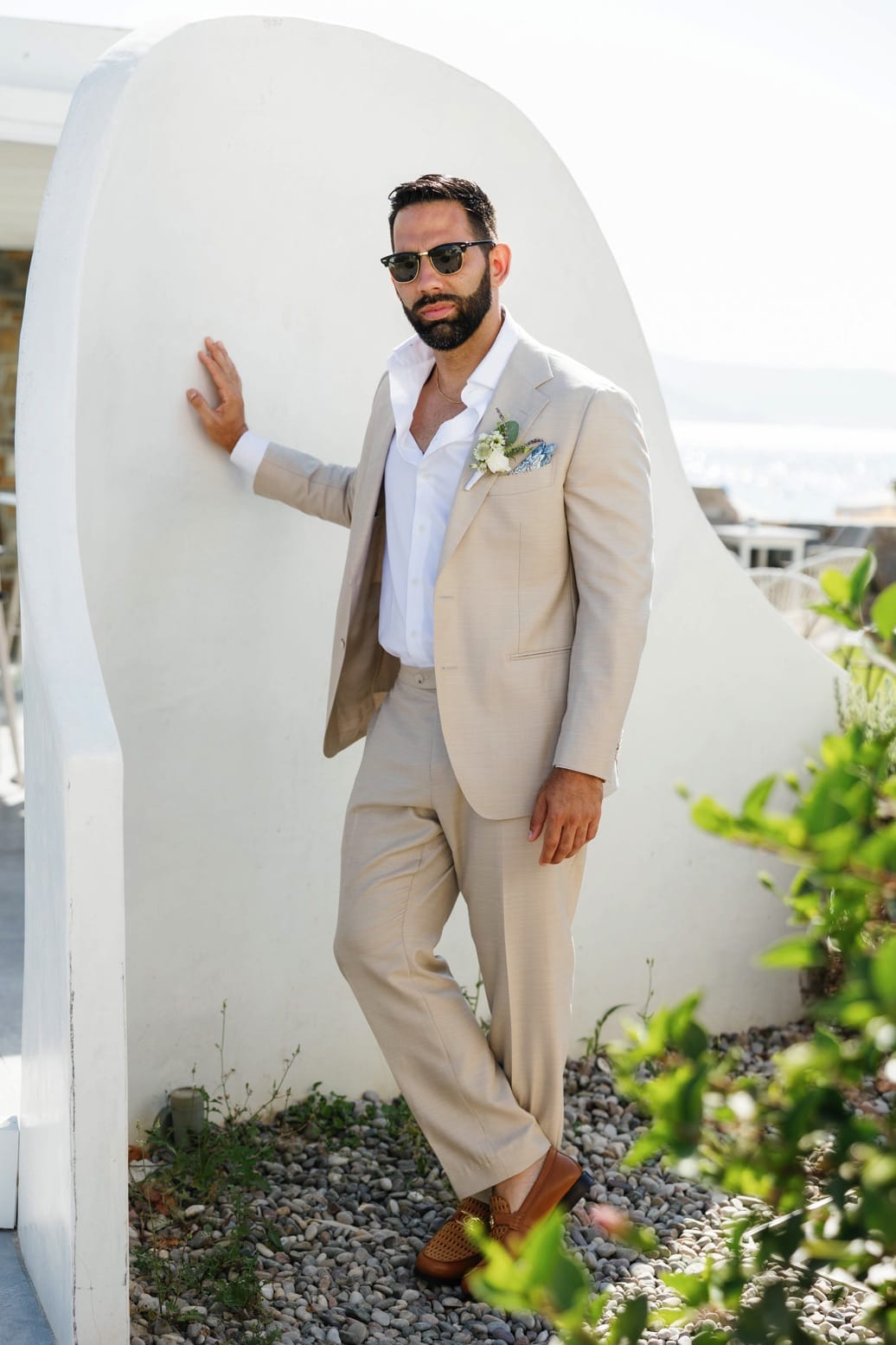 Wedding In Naxos - Temple of Apollo - Onaida & Christopher