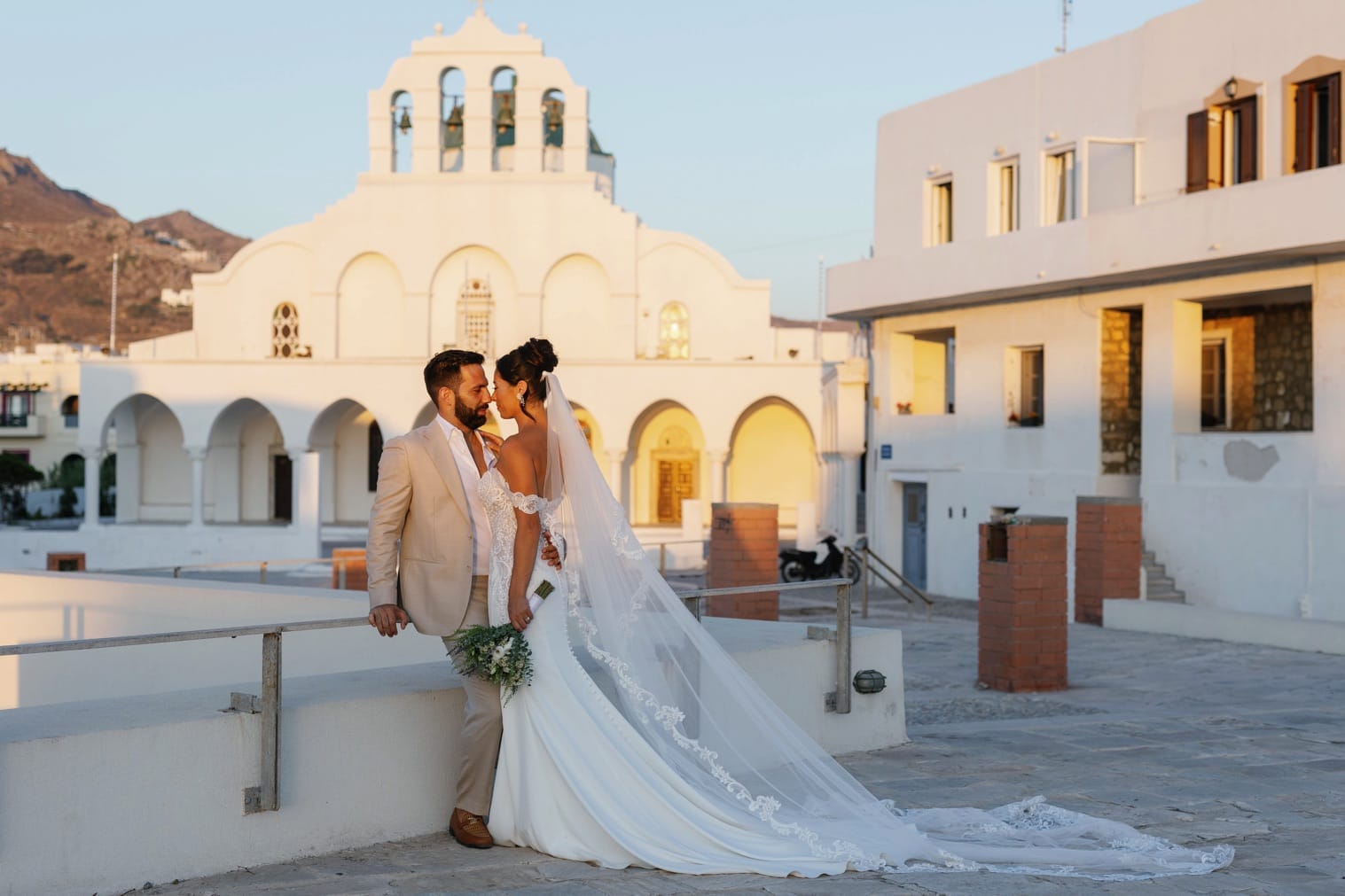 Wedding In Naxos - Temple of Apollo - Onaida & Christopher