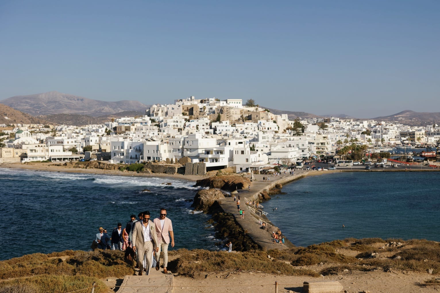 Wedding In Naxos - Temple of Apollo - Onaida & Christopher