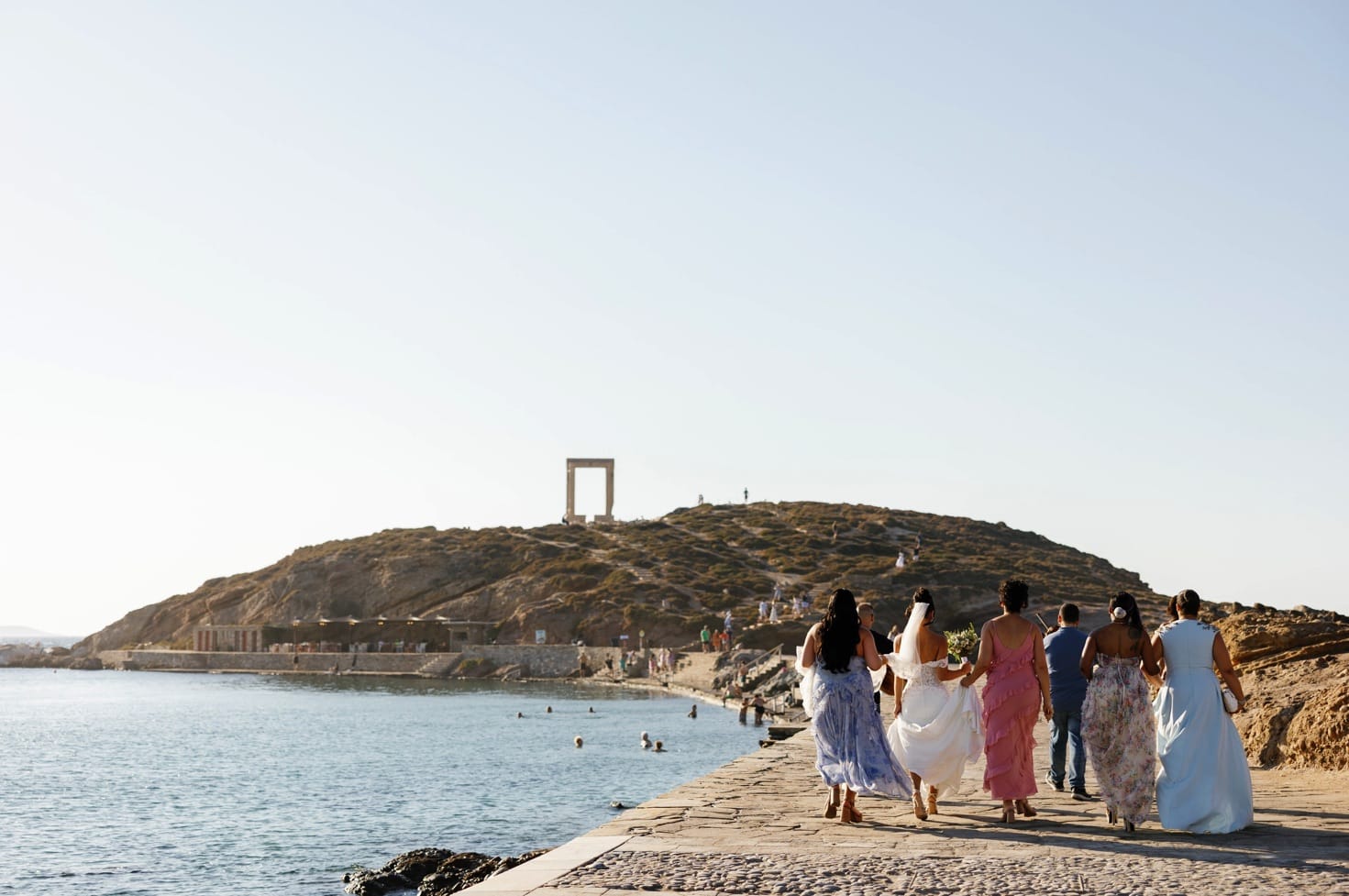 Wedding In Naxos - Temple of Apollo - Onaida & Christopher