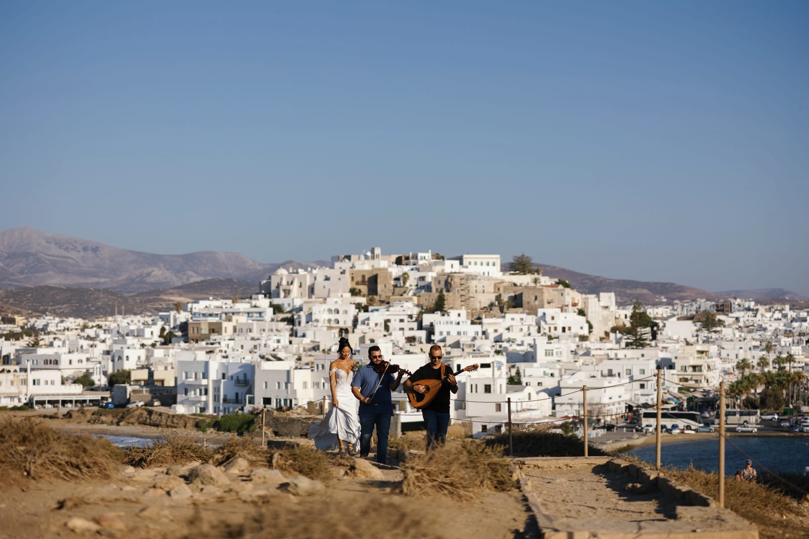 Wedding In Naxos - Temple of Apollo - Onaida & Christopher
