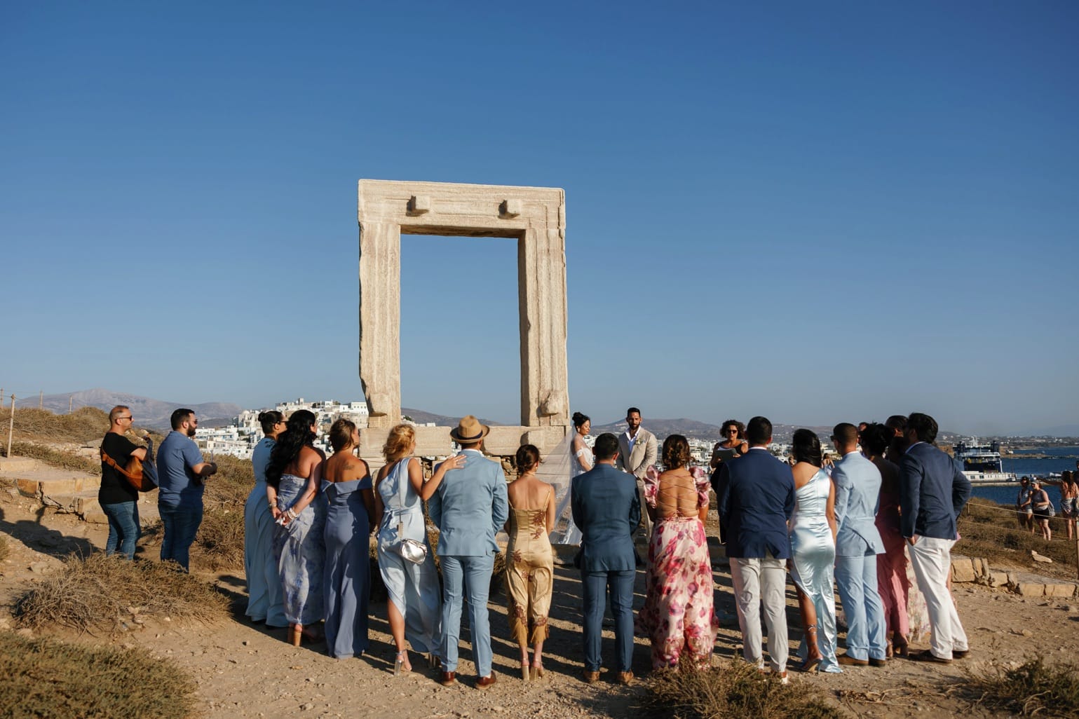 Wedding In Naxos - Temple of Apollo - Onaida & Christopher