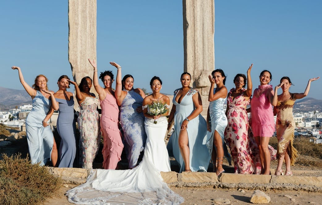 Wedding In Naxos - Temple of Apollo - Onaida & Christopher