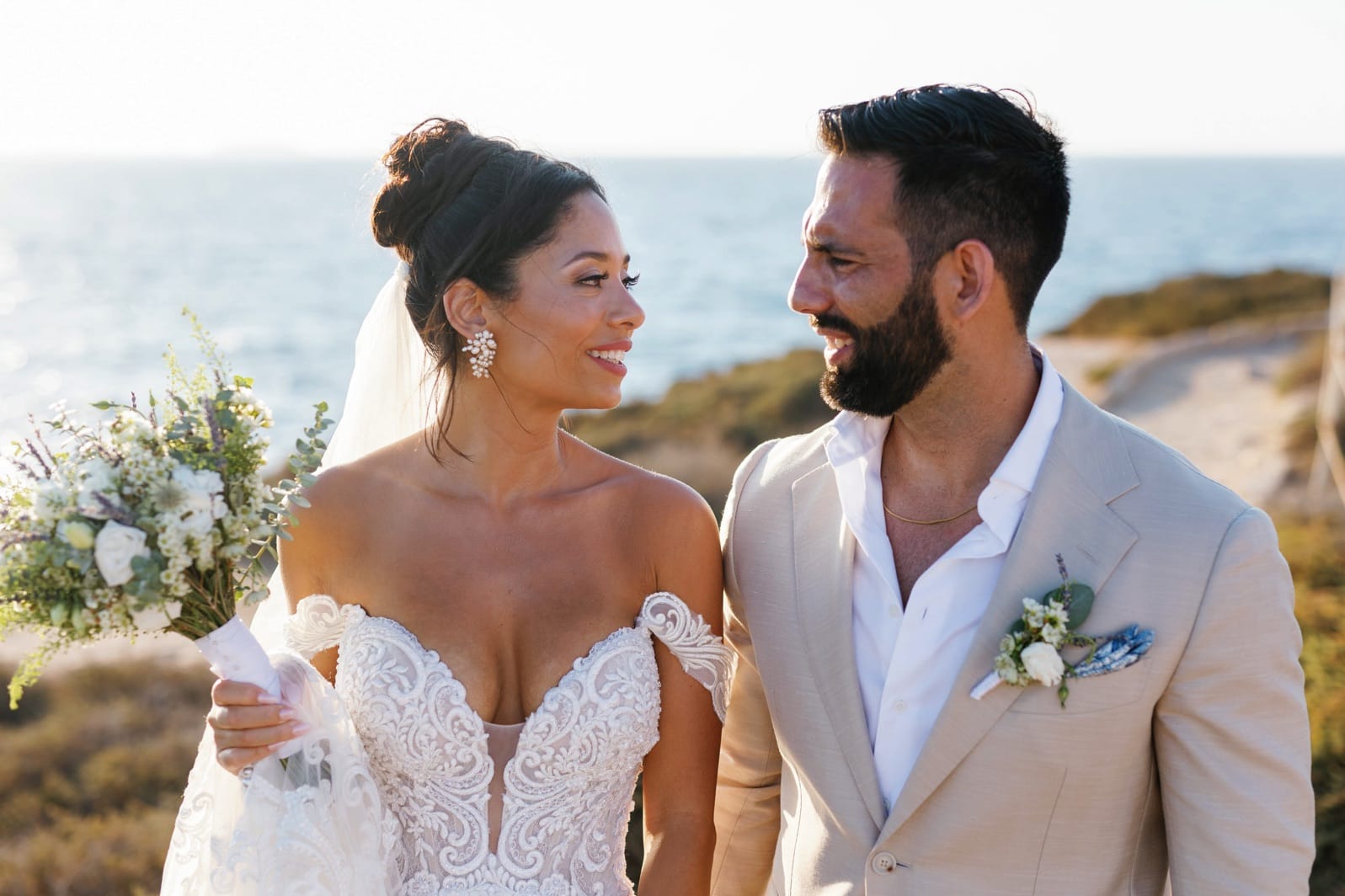 Wedding In Naxos - Temple of Apollo - Onaida & Christopher