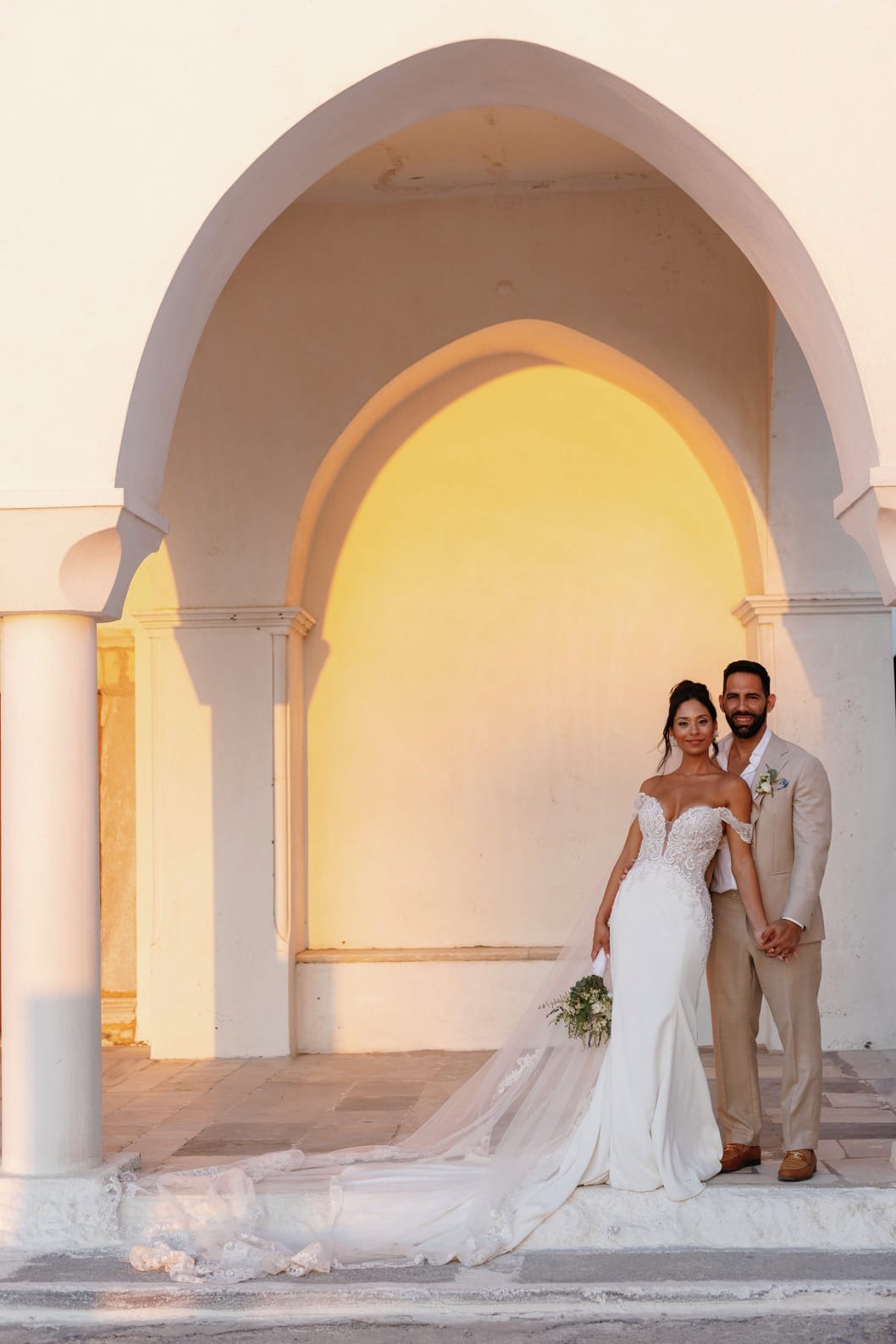 Wedding In Naxos - Temple of Apollo - Onaida & Christopher