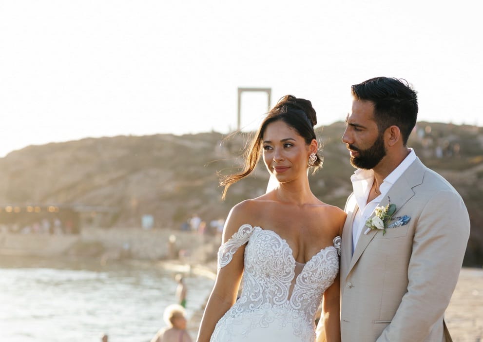 Wedding In Naxos - Temple of Apollo - Onaida & Christopher