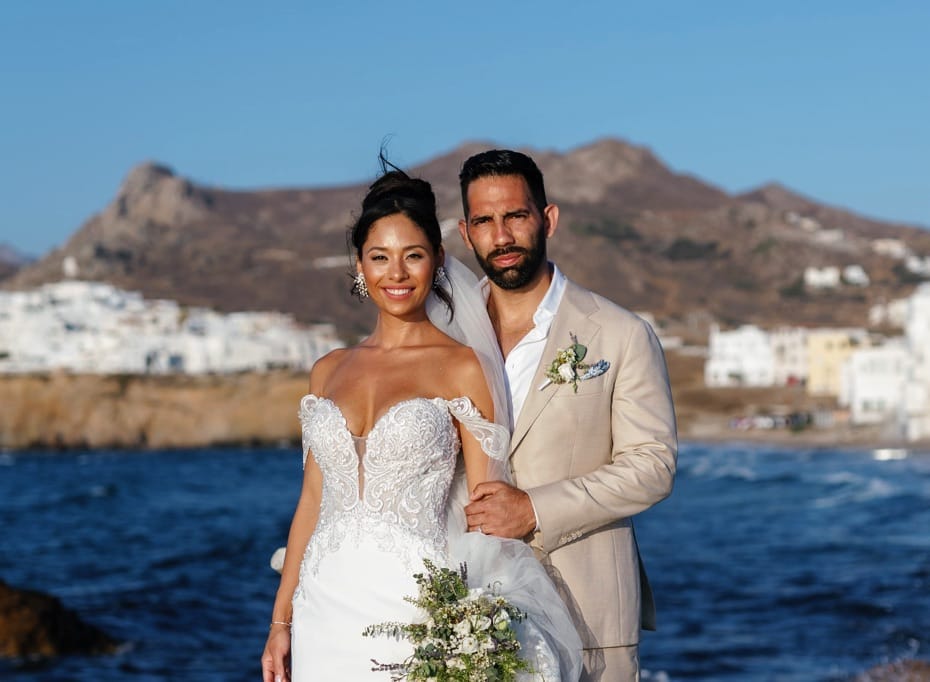 Wedding In Naxos - Temple of Apollo - Onaida & Christopher