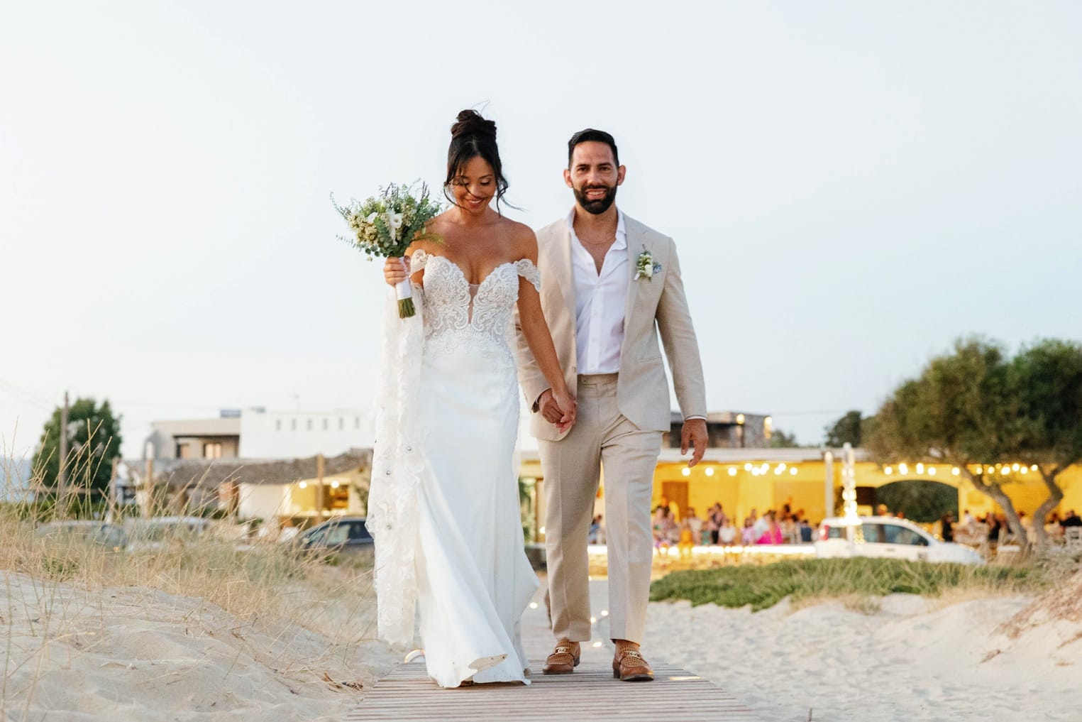 Wedding In Naxos - Temple of Apollo - Onaida & Christopher