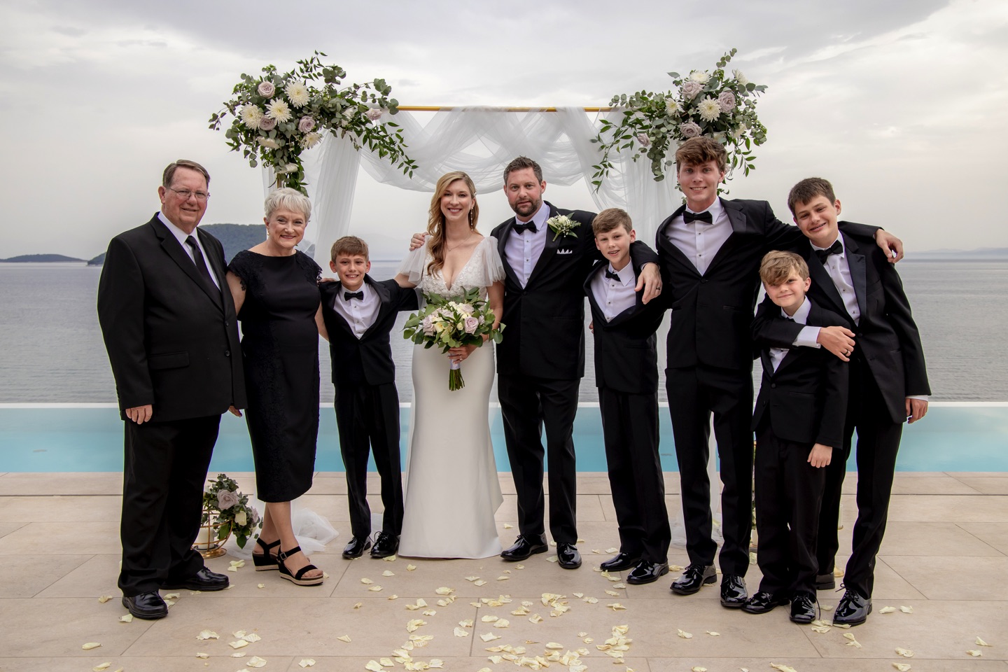 Micro Wedding In Skopelos - Whitney & Jeffrey