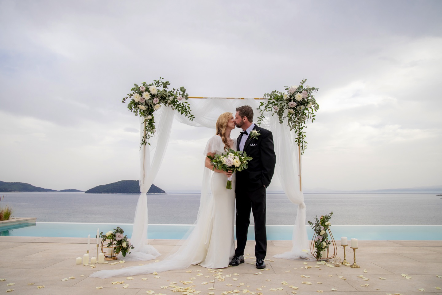 Micro Wedding In Skopelos - Whitney & Jeffrey