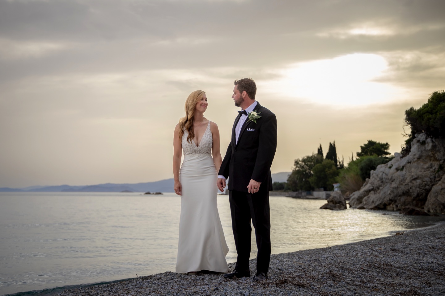 Micro Wedding In Skopelos - Whitney & Jeffrey