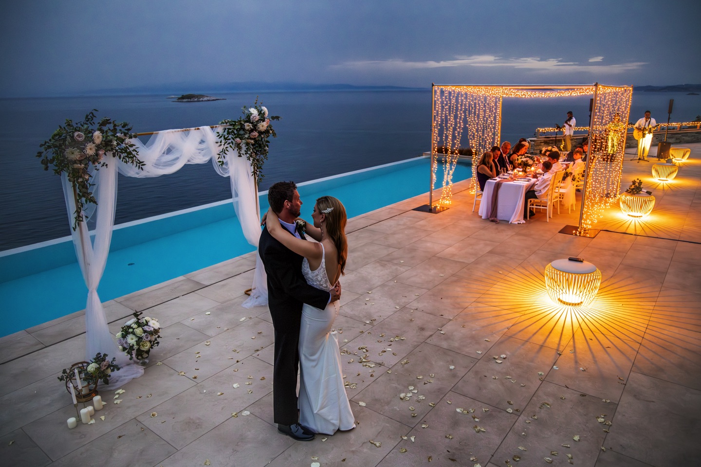 Micro Wedding In Skopelos - Whitney & Jeffrey