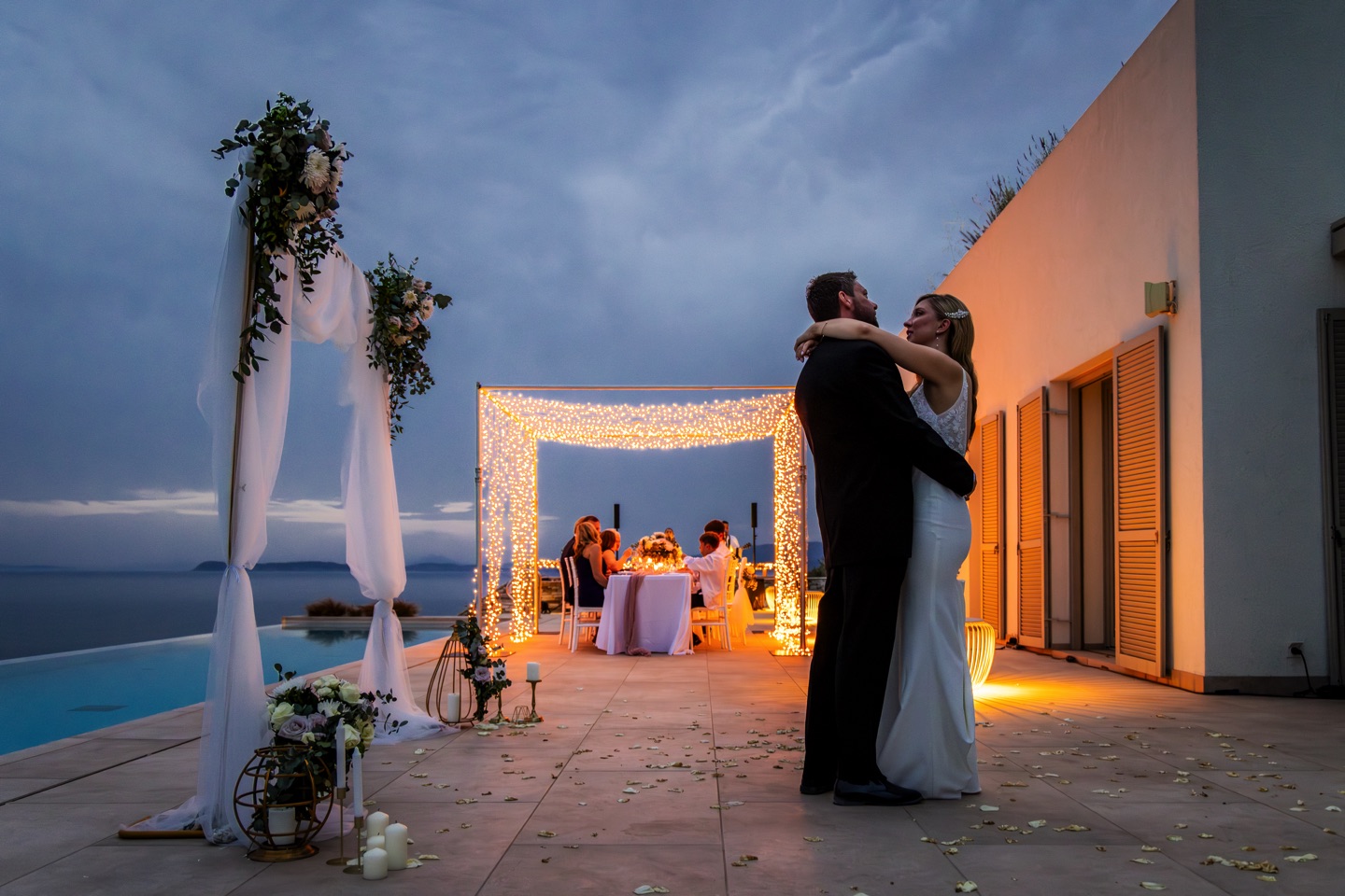 Micro Wedding In Skopelos - Whitney & Jeffrey