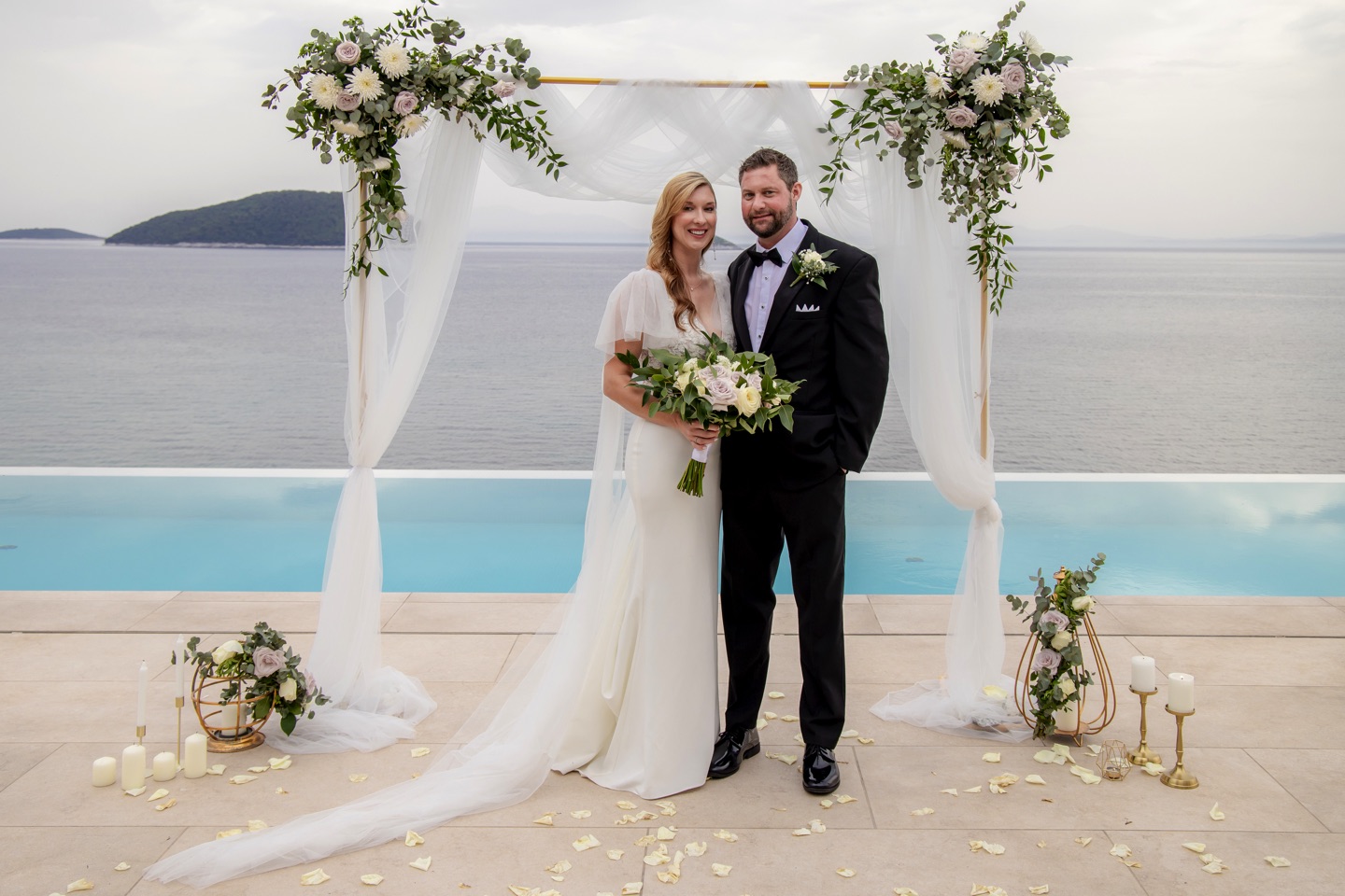Micro Wedding In Skopelos - Whitney & Jeffrey