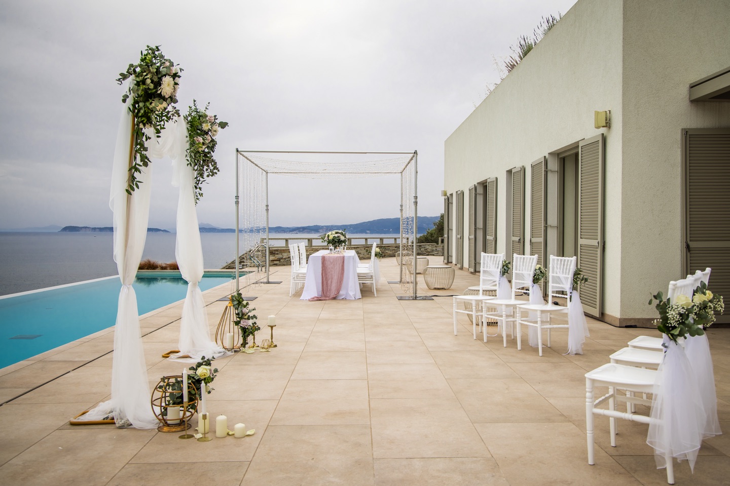 Micro Wedding In Skopelos - Whitney & Jeffrey